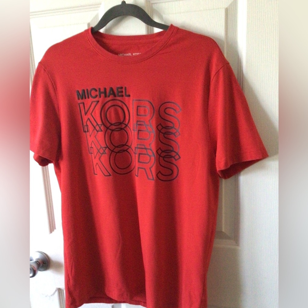 Michael Kors Red Short Sleeve Tee